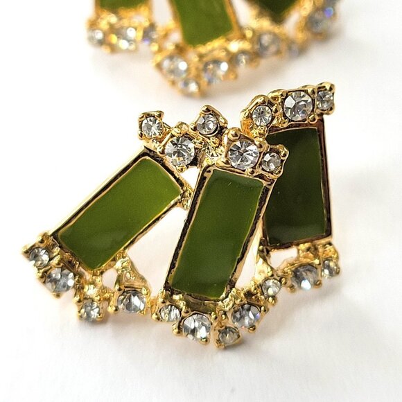 Green Mini Earrings - Picture 4 of 8